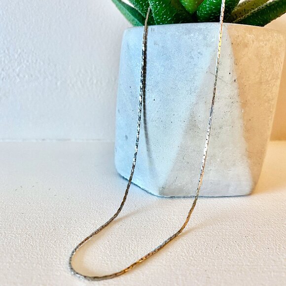 3 For $25 Silver Chain 16" - Picture 1 of 5